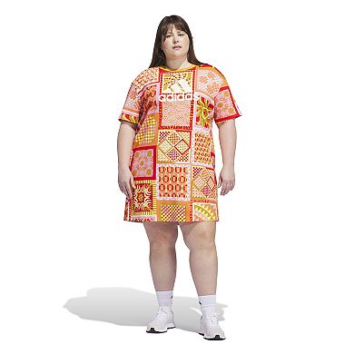 Plus Size adidas x FARM Rio Slim Sportswear Dress