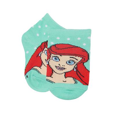 Disney Princess Toddler Girl 6-Pack Royal Icons Quarter-Cut Socks