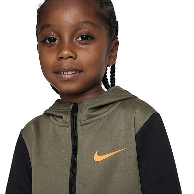 Baby & Toddler Boys Nike Therma-FIT Full-zip Jacket & Joggers 2-Piece Colorblock Set