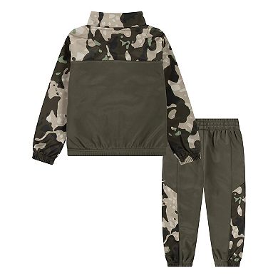 Baby & Toddler Boys Nike Camo Dri-FIT Full-Zip Jacket and Sweatpants 2-Piece Set