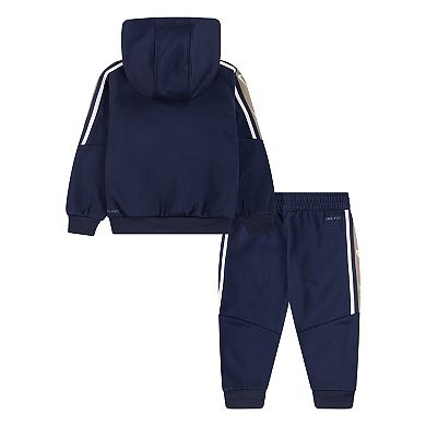 Toddler Boys Nike Dri-FIT Swoosh Hoodie and Sweatpants 2-Piece Set