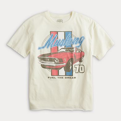 Juniors' Mustang Fuel The Dream Graphic Tee