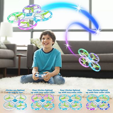 Contixo Rc Mini Drone With Colorful Lights