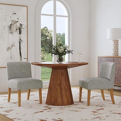 HomePop Upholstered Armless Dining Chair