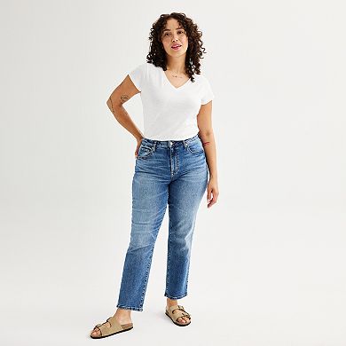 Women's Sonoma Goods For Life® High Rise Curvy Straight Jeans