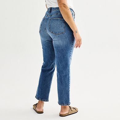 Women's Sonoma Goods For Life® High Rise Curvy Straight Jeans