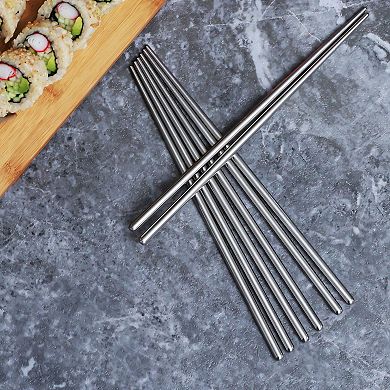 Joyce Chen 5-Pair Metal Chopsticks Set