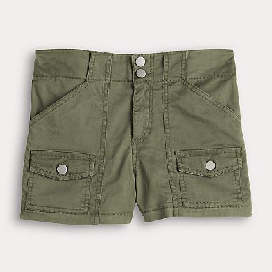 Juniors' Harper & Ivy Cargo Pocket Shorts