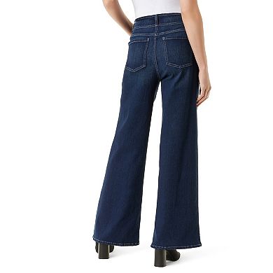 Women's Gloria Vanderbilt Tummy Sculpt Wide-Leg Jeans