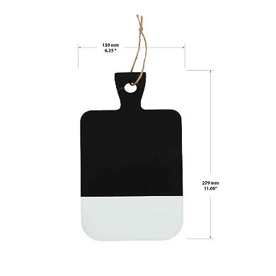 Black and White Colorblock Cheeseboard