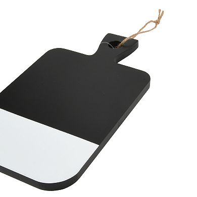 Black and White Colorblock Cheeseboard