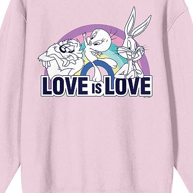 Juniors' Looney Tunes Love Is Love Long Sleeve Graphic Tee