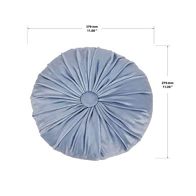 Velvet Round Throw Pillow