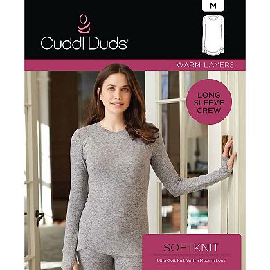 Women's Cuddl Duds® Soft Knit Long Sleeve Crew Top