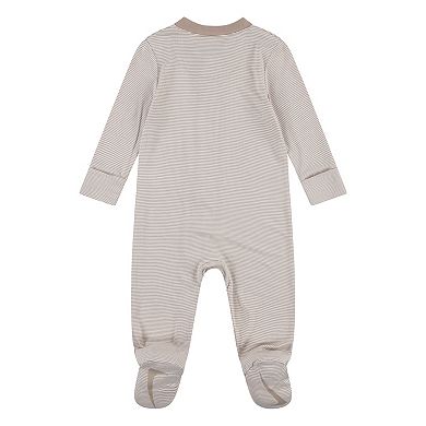 Baby Nike Striped Sleep & Play Footed Coverall