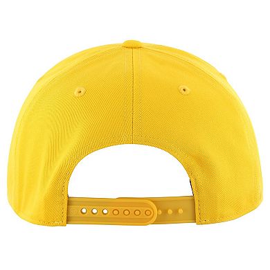 Men's '47  Gold Los Angeles Lakers Overhand Logo Hitch Adjustable Hat