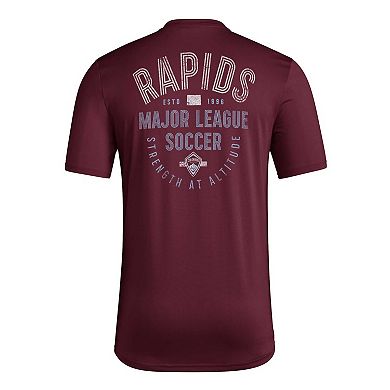 Men's adidas Burgundy Colorado Rapids Local Stoic T-Shirt