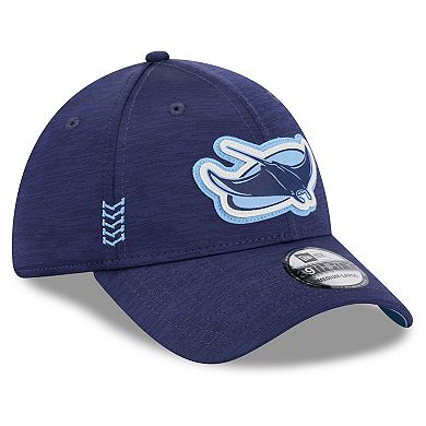 Men's New Era  Navy Tampa Bay Rays 2024 Clubhouse 39THIRTY Flex Fit Hat