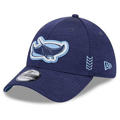 Men's New Era  Navy Tampa Bay Rays 2024 Clubhouse 39THIRTY Flex Fit Hat