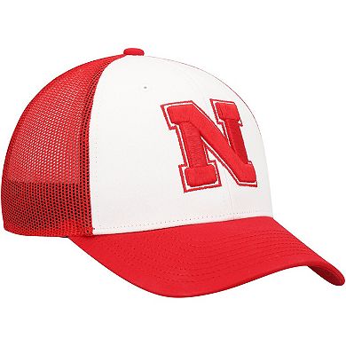 Men's '47 White/Scarlet Nebraska Huskers Freshman Trucker Adjustable Hat