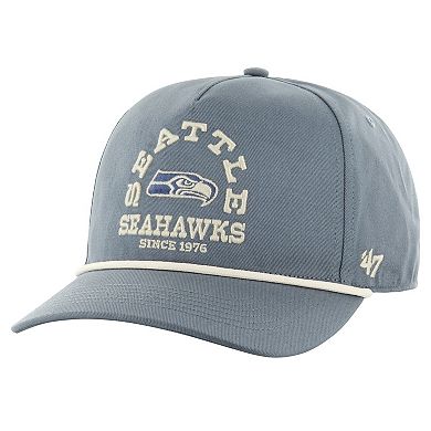 Men's '47 Gray Seattle Seahawks Canyon Ranchero Hitch Adjustable Hat