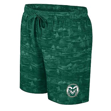 Men's Colosseum Green Colorado State Rams Ozark Swim Shorts