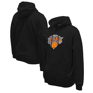 Unisex Stadium Essentials  Black New York Knicks Primary Logo Pullover Hoodie