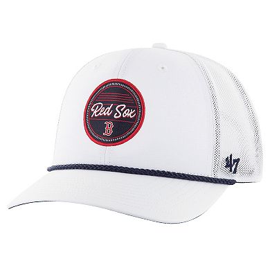 Men's '47 White Boston Red Sox Fairway Trucker Adjustable Hat