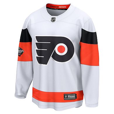 Men's Fanatics Branded  White Philadelphia Flyers 2024 NHL Stadium Series Breakaway Jersey