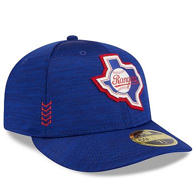 Men's New Era  Royal Texas Rangers 2024 Clubhouse Low Profile 59FIFTY Fitted Hat