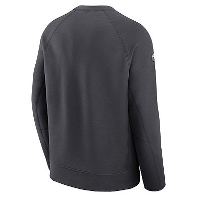 Men's Nike  Anthracite Kansas City Chiefs Super Bowl LVIII Opening Night Tech Fleece Pullover Sweatshirt