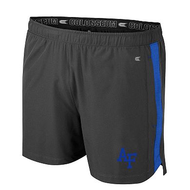 Men's Colosseum Charcoal Air Force Falcons Langmore Shorts