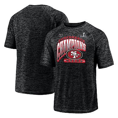 Men's Fanatics Branded Black San Francisco 49ers 2023 NFC Champions Hail Mary T-Shirt