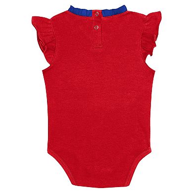 Newborn & Infant Fanatics Branded Red/Gray Philadelphia Phillies Two-Pack Fan Bodysuit Set