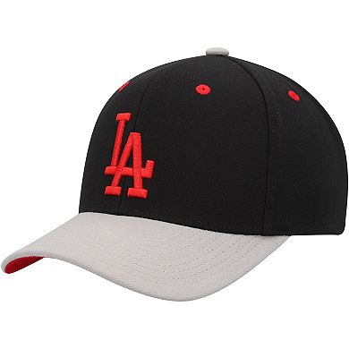 Men's Mitchell & Ness Black Los Angeles Dodgers Bred Pro Adjustable Hat