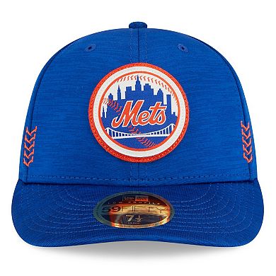 Men's New Era  Royal New York Mets 2024 Clubhouse Low Profile 59FIFTY Fitted Hat