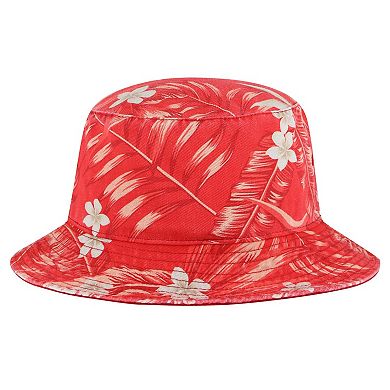 Men's '47 Scarlet Ohio State Buckeyes Tropicalia Bucket Hat