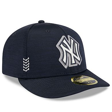 Men's New Era  Navy New York Yankees 2024 Clubhouse Low Profile 59FIFTY Fitted Hat