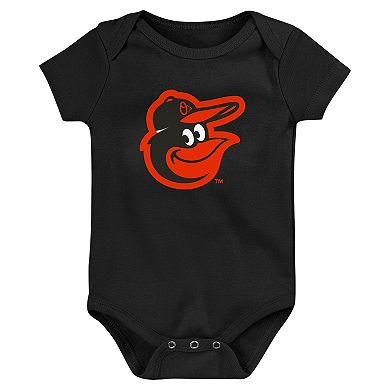 Newborn & Infant Fanatics Branded Baltimore Orioles Fan Pennant 3-Pack Bodysuit Set