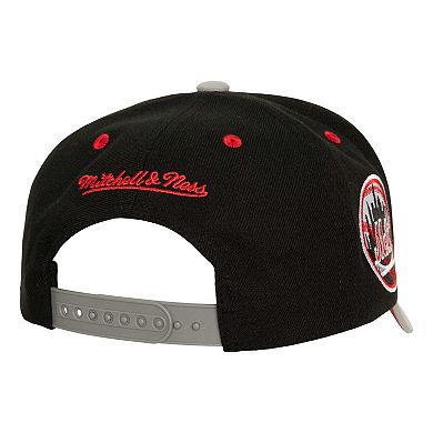 Men's Mitchell & Ness Black New York Mets Bred Pro Adjustable Hat