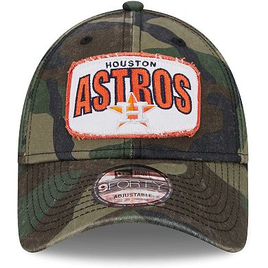 Men's New Era Camo Houston Astros Gameday 9FORTY Adjustable Hat