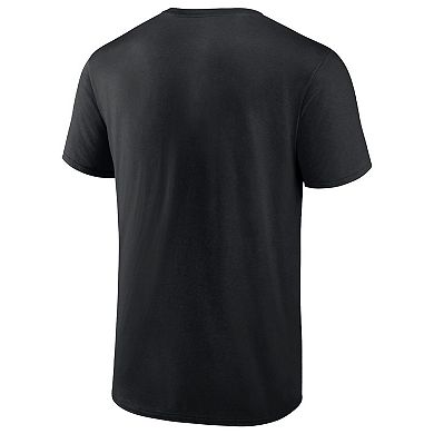 Men's Fanatics Branded Black San Francisco 49ers 2023 NFC Champions Right Side Draw T-Shirt