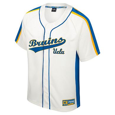 Men's Colosseum Cream UCLA Bruins Ruth Button-Up Baseball Jersey