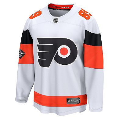 Men's Fanatics Branded Cam Atkinson White Philadelphia Flyers 2024 NHL Stadium Series Breakaway Player Jersey