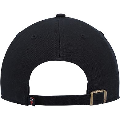 Men's '47 Black Chicago Bulls Team Clean Up Adjustable Hat