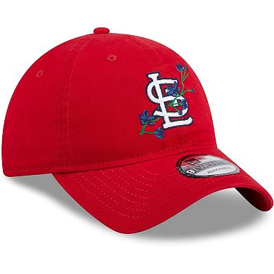 Women's New Era Red St. Louis Cardinals Game Day Bloom Branch 9TWENTY Adjustable Hat