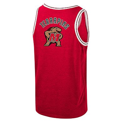 Youth Colosseum Red Maryland Terrapins Shooting Tank Top