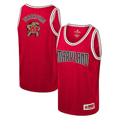 Youth Colosseum Red Maryland Terrapins Shooting Tank Top