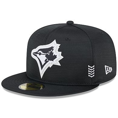 Men's New Era  Black Toronto Blue Jays 2024 Clubhouse 59FIFTY Fitted Hat