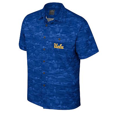 Men's Colosseum Blue UCLA Bruins Ozark Button-Up Shirt